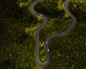 route des plaines à la Réunion