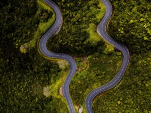 route des plaines à la Réunion
